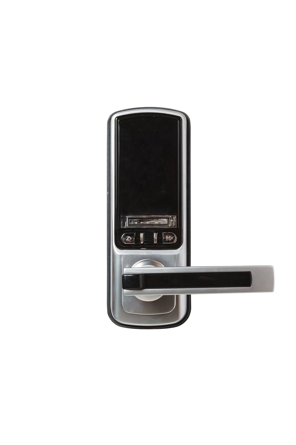 Digital door lock with keypad and door handle