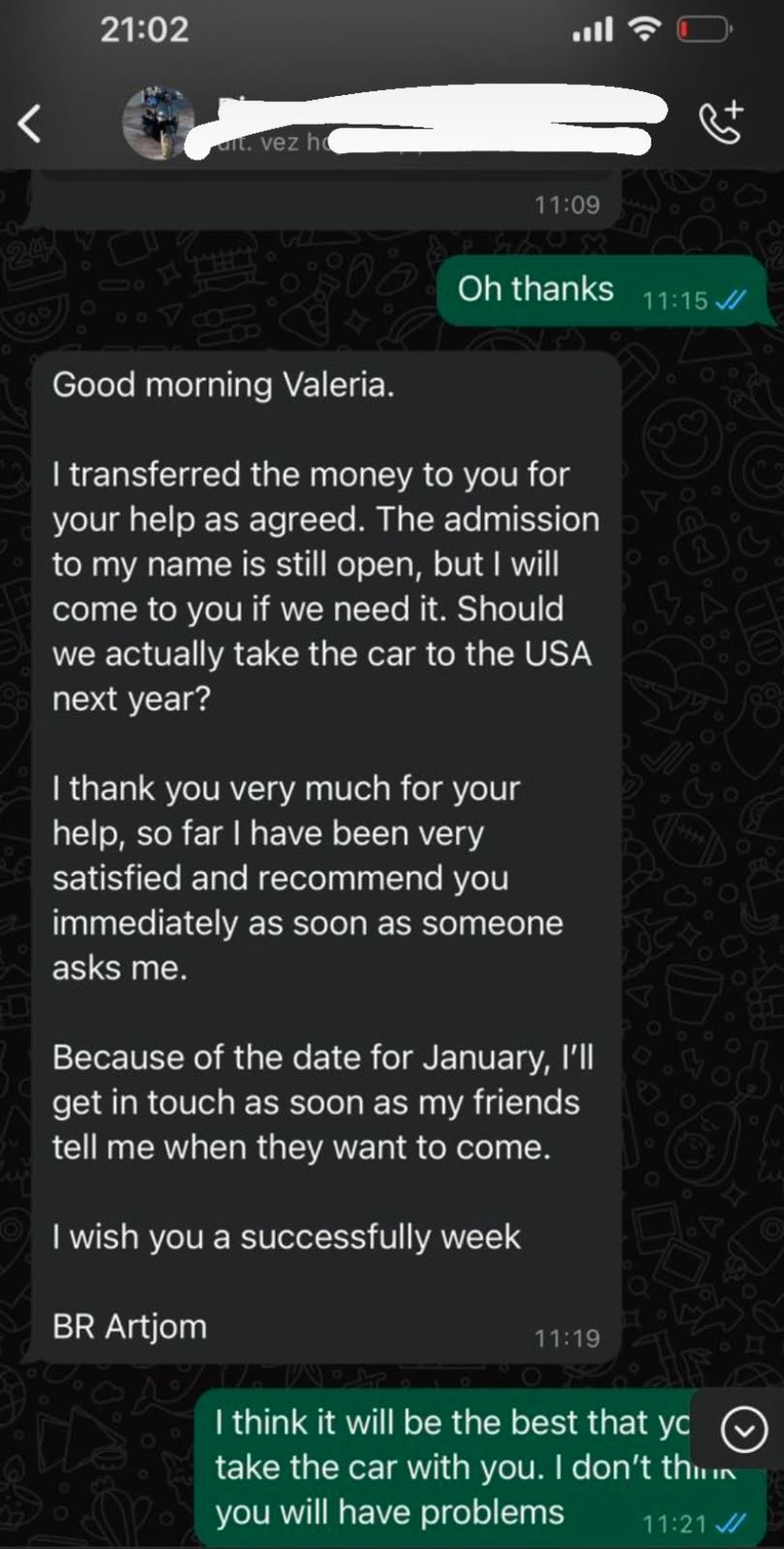 Testimonio de cliente