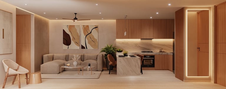 Penthouse luxury apartment