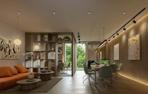 Modern living room interior